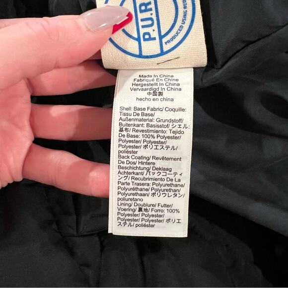 J.CREW Stowe Puffer Jacket with PrimaLoft Black Quilted Long Pockets Size XS NEW - Picture 8 of 10